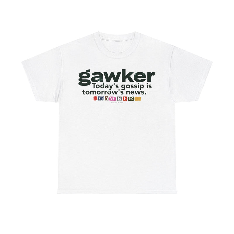 Load image into Gallery viewer, Gawker Todays Gossip Is Tomorrows News Retro Nostalgic Internet T-shirt