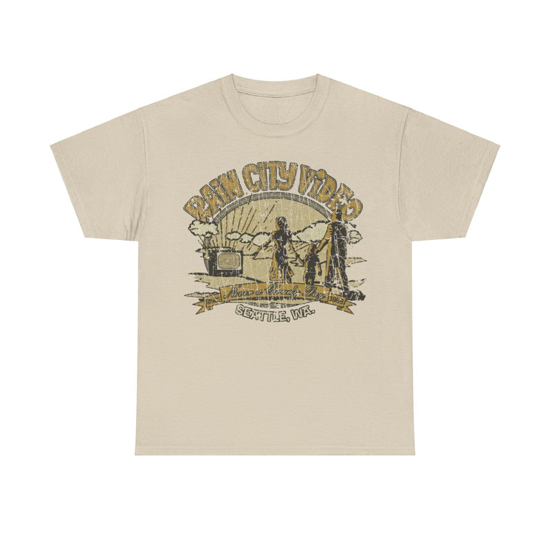 Load image into Gallery viewer, Rain City Video 1988 Store Distressed Print T-shirt