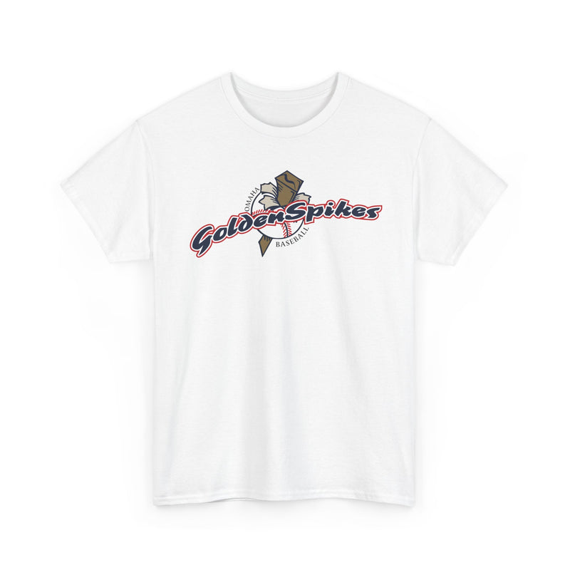 Load image into Gallery viewer, Omaha Golden Spikes 1999-2001 Pacific Coast League Baseball T-shirt