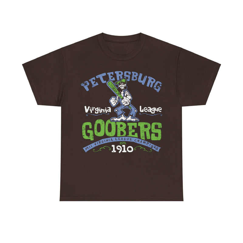 Load image into Gallery viewer, Petersburg Goobers Est 1910 Virginia Baseball T-shirt