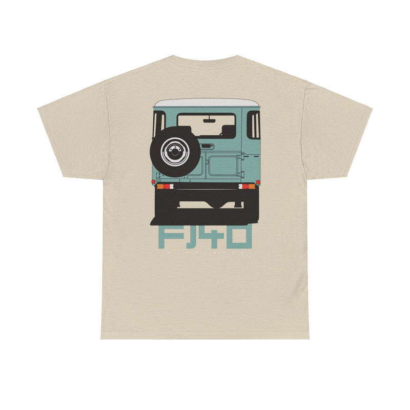 Load image into Gallery viewer, Toyota Land Cruiser FJ40 Green Car Double-sided T-shirt