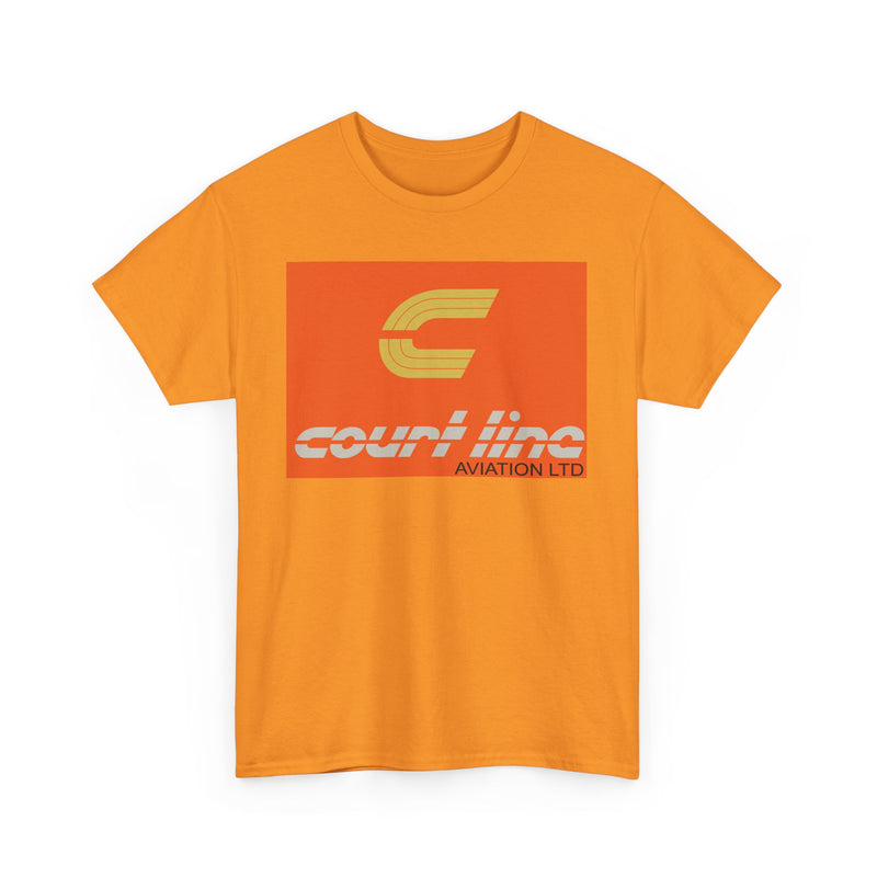 Load image into Gallery viewer, Court Line Aviation Ltd Vintage British Airline Logo Retro Travel T-shirt