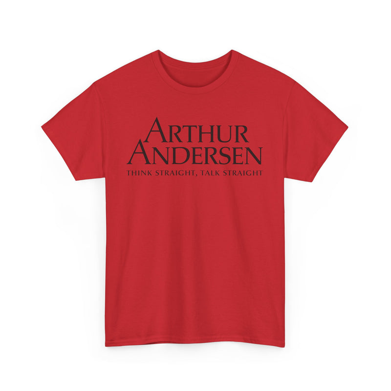 Load image into Gallery viewer, Arthur Andersen Think Straight Talk Straight Consulting T-Shirt