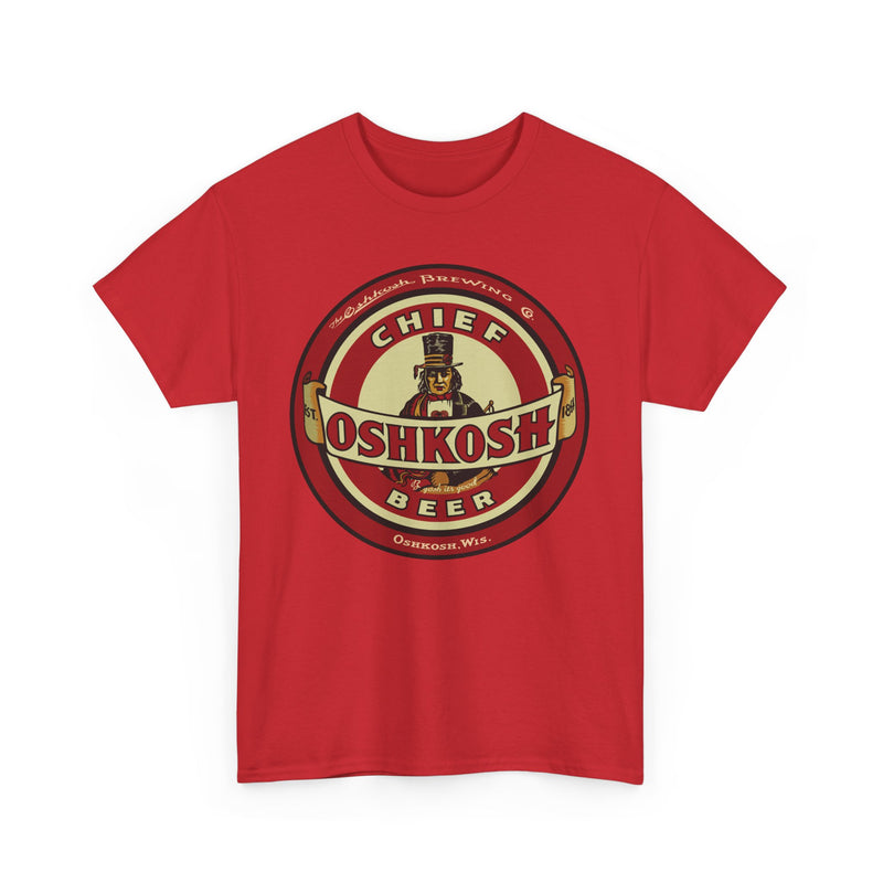 Load image into Gallery viewer, Oshkosh Beer Chief Logo Brewing Co Wisconsin T-Shirt