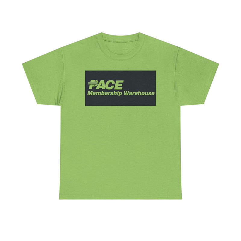 Load image into Gallery viewer, PACE Membership Warehouse Club Navy Blue Logo Bulk Shopping Nostalgic T-shirt