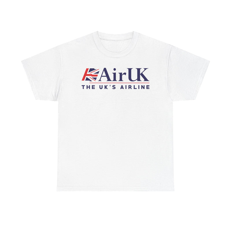 Load image into Gallery viewer, Air UK Leisure Leisure Without Compromise Vintage Airline Logo Aviation T-shirt