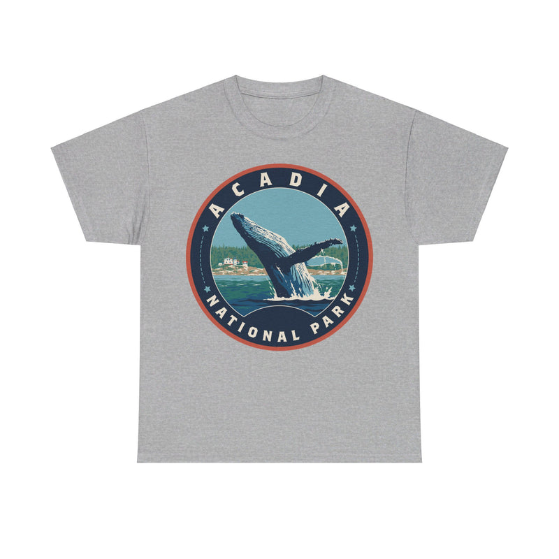 Load image into Gallery viewer, Acadia National Park Maine Round Logo T-shirt