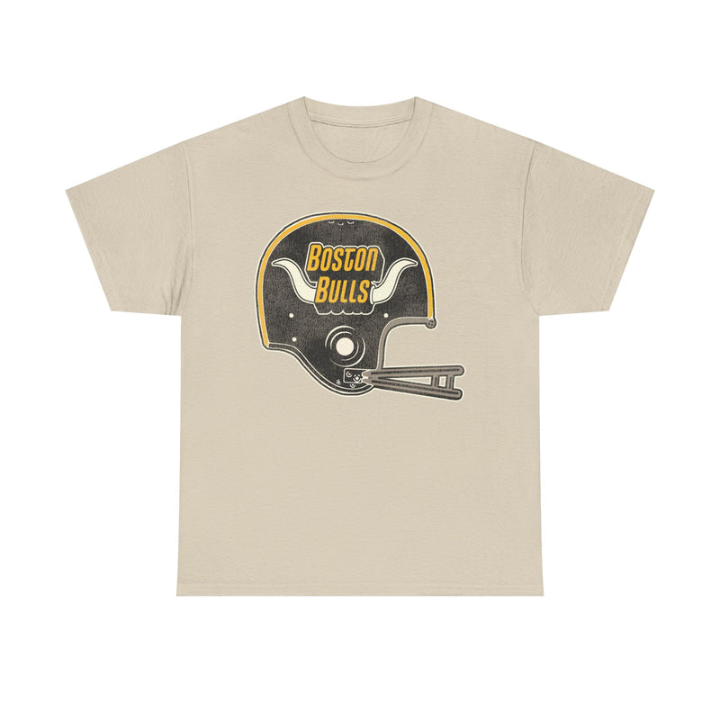 Load image into Gallery viewer, Boston Bulls Retro Nostalgic Football Helmet Logo T-shirt