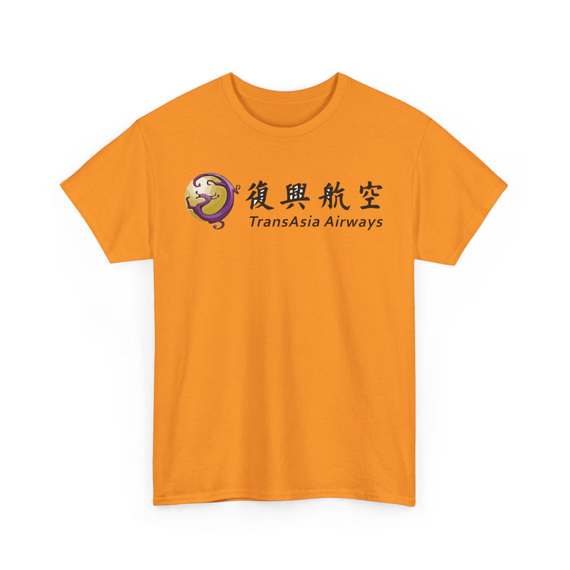 Load image into Gallery viewer, TransAsia Airways Purple Dragon Logo Taiwanese Carrier Vintage T-shirt