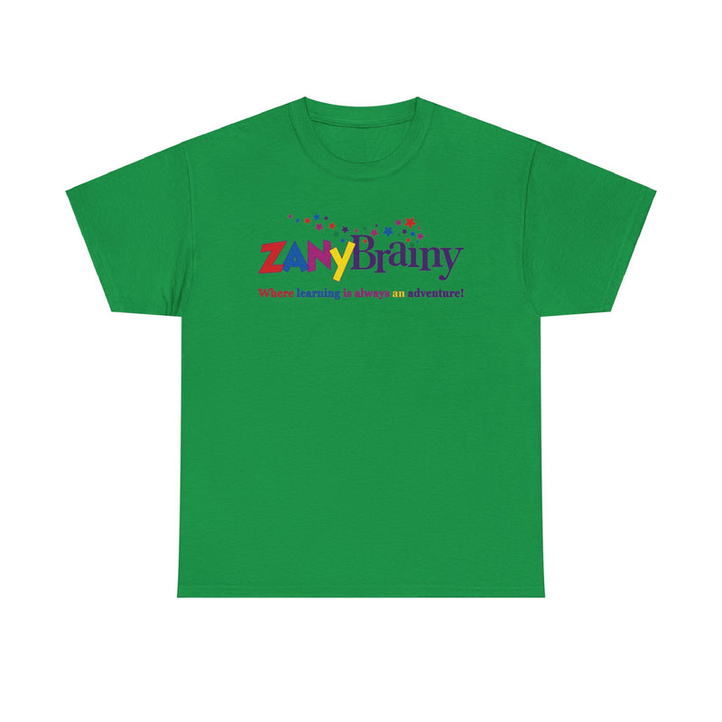 Load image into Gallery viewer, Zany Brainy Store Logo T-Shirt: “Where Learning Is Always an Adventure”