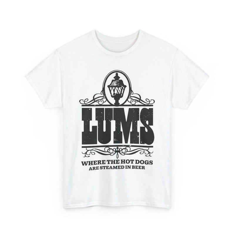 Load image into Gallery viewer, Lums Where Hot Dogs Are Steamed In Beer Vintage Logo T-Shirt
