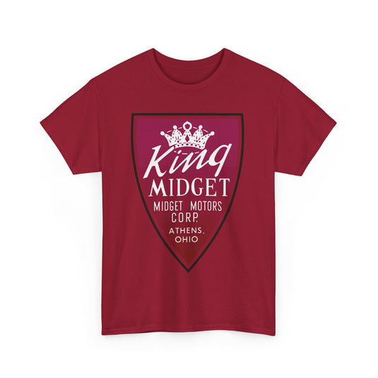 King Midget Motors Corp Athens Ohio Crown Logo Microcar T-shirt