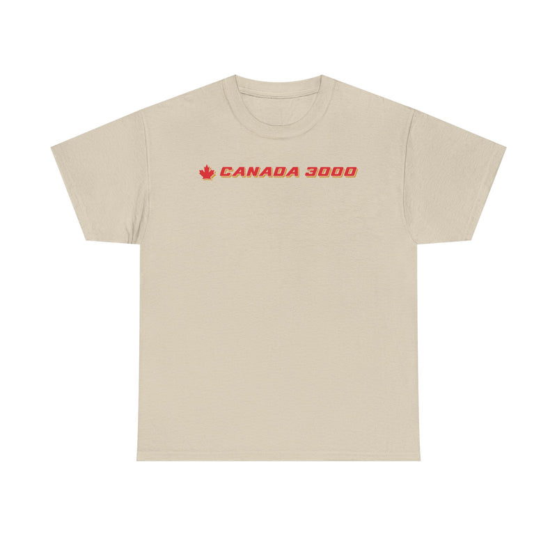 Load image into Gallery viewer, Canada 3000 Red Maple Leaf Charter Airline Retro Aviation T-shirt
