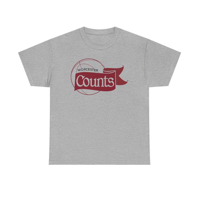 Load image into Gallery viewer, Worcester Counts Basketball 1989 Massachusetts T-shirt