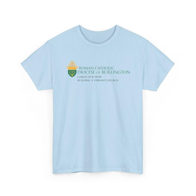 Load image into Gallery viewer, Diocese of Burlington T-Shirt - Catholic Church Logo Tee - Vermont Religious