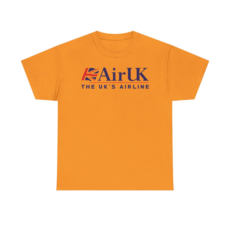 Load image into Gallery viewer, Air UK Leisure Leisure Without Compromise Vintage Airline Logo Aviation T-shirt
