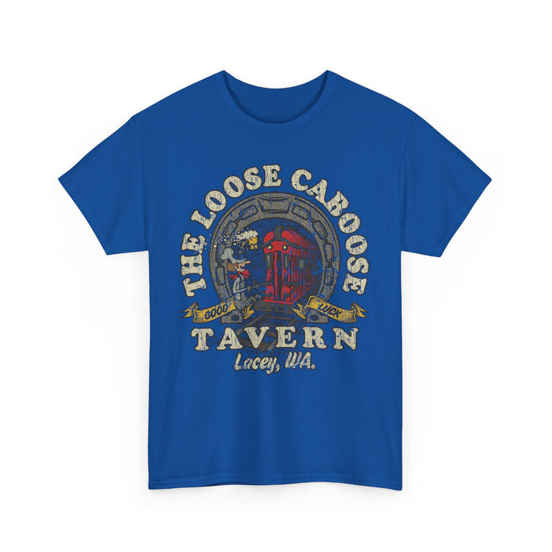 Load image into Gallery viewer, The Loose Caboose Tavern 1967 Lacey Washington Bar Restaurant T-shirt
