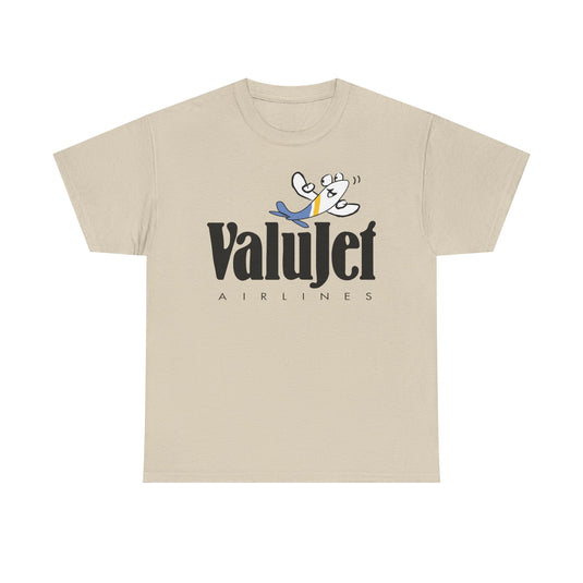 ValuJet Airlines Cartoon Plane Character Vintage Florida Carrier T-shirt