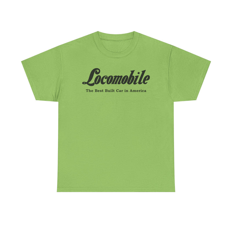 Load image into Gallery viewer, Locomobile The Best Built Car in America Vintage Script T-shirt