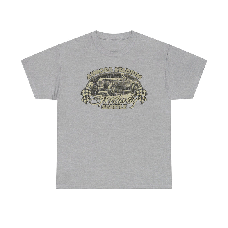 Load image into Gallery viewer, Aurora Stadium Speedway 1941 Seattle Washington Car T-shirt