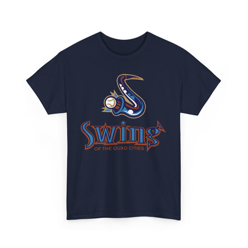 Load image into Gallery viewer, Swing of the Quad Cities Iowa Baseball 2004-2007 T-shirt