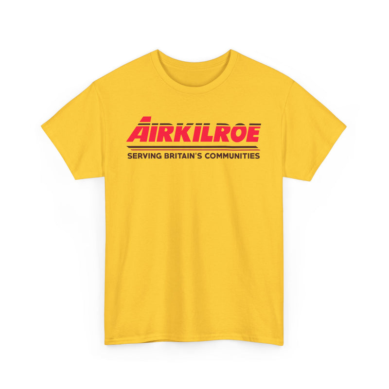Load image into Gallery viewer, Air Kilroe Serving Britain's Communities Vintage Airline Logo Aviation T-shirt