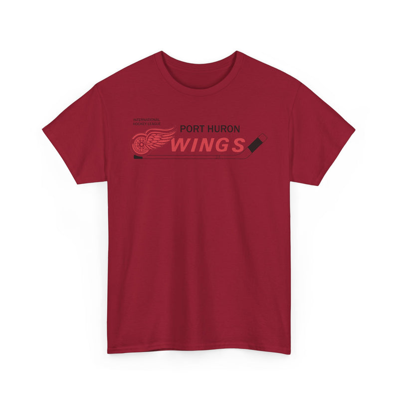 Load image into Gallery viewer, Port Huron Wings 1962-1981 Michigan Hockey T-shirt
