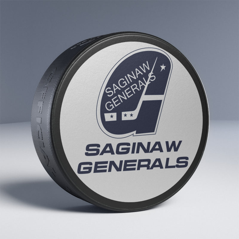 Load image into Gallery viewer, Saginaw Generals 1985 Michigan Hockey Puck