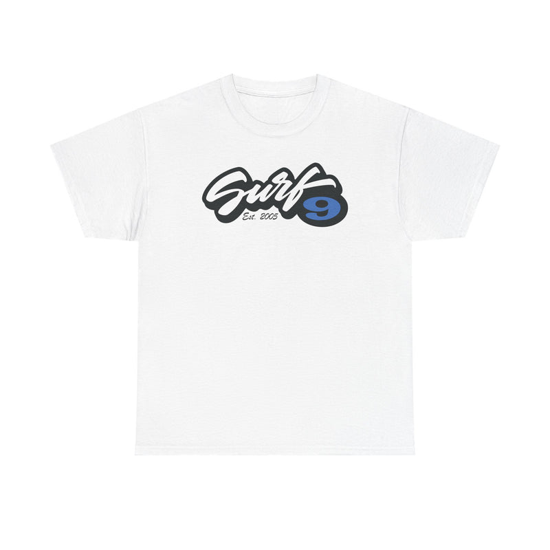 Load image into Gallery viewer, Surf 9 T-Shirt Defunct Surf Company Bankrupt Logo Tee