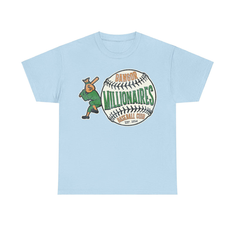 Load image into Gallery viewer, Bangor Millionaires Maine Moneybags Retro Baseball T-shirt