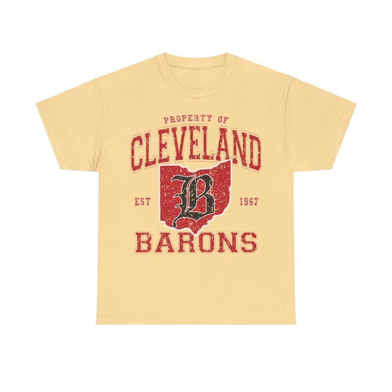 Load image into Gallery viewer, Cleveland Barons Est 1967 Ohio Hockey Team T-shirt