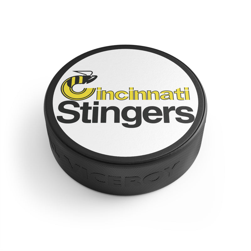 Load image into Gallery viewer, Cincinnati Stingers Ohio World Central League '75-79 Hockey Puck