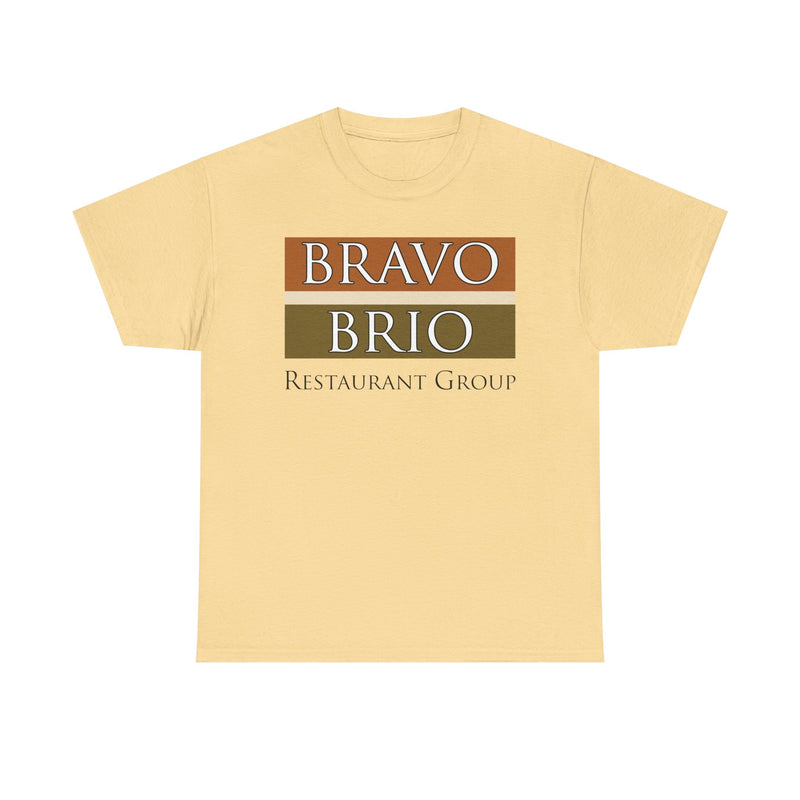 Load image into Gallery viewer, Bravo Brio Restaurant Group T-Shirt - Defunct Dining Chain Logo Tee