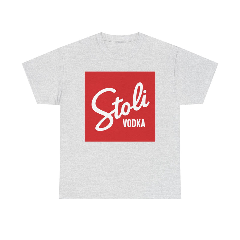 Load image into Gallery viewer, Stoli Vodka T-Shirt - Spirits Beverage Industry Bankrupt Logo Tee