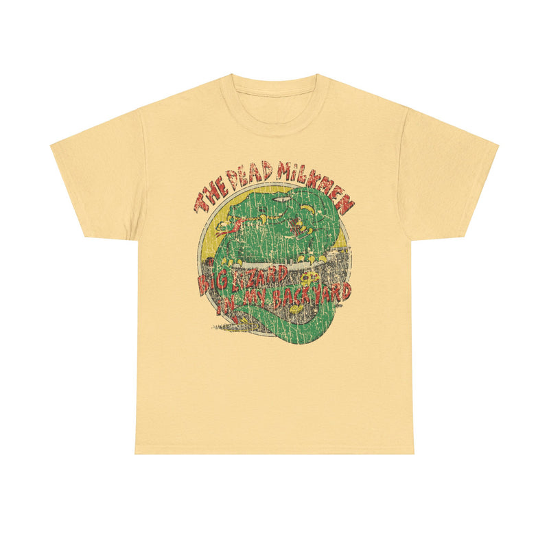 Load image into Gallery viewer, Big Lizard in My Backyard Dead Milkmen Music Rock T-shirt