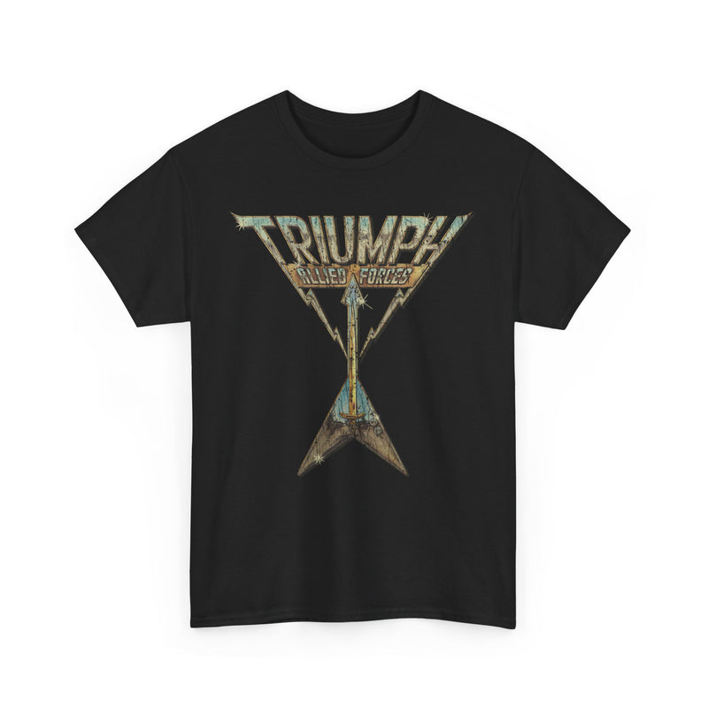 Load image into Gallery viewer, Triumph Allied Forces Canadian Music Rock Band T-shirt