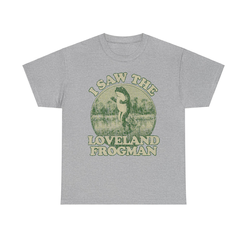 Load image into Gallery viewer, I Saw The Loveland Ohio Frogman Legend T-shirt