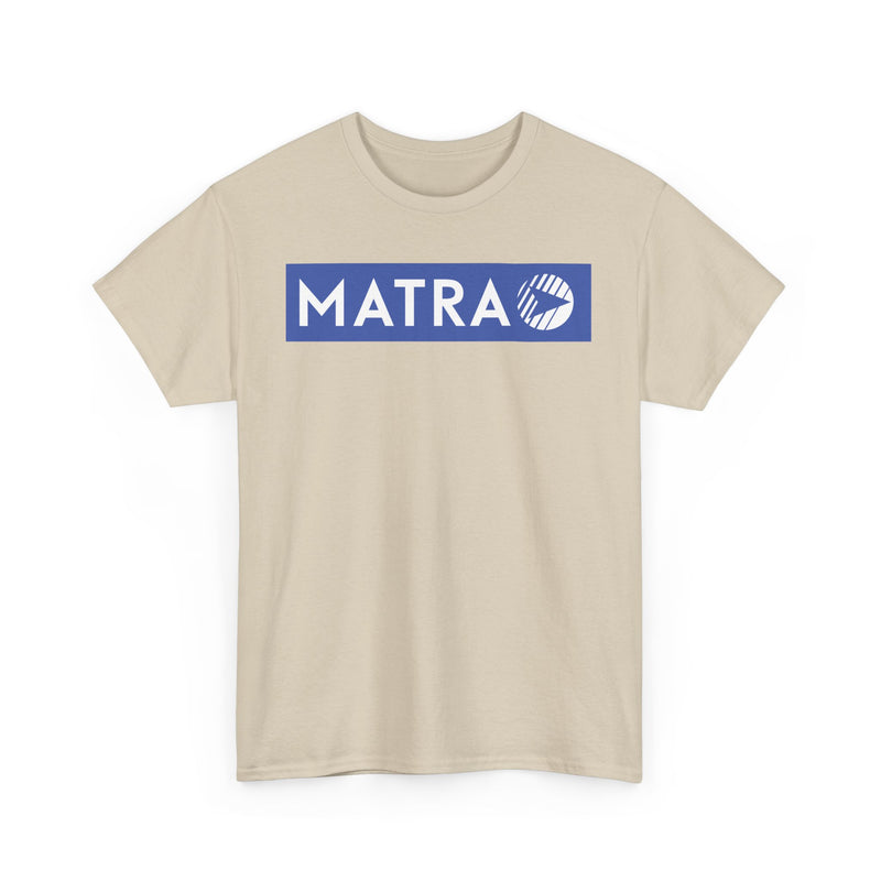 Load image into Gallery viewer, Matra French Racing Team Blue Logo Motorsport Company T-shirt