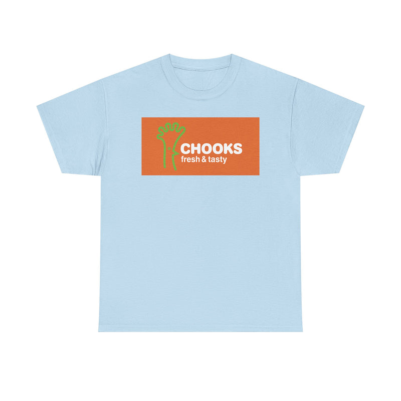 Load image into Gallery viewer, Chooks Fresh & Tasty Vintage Food Chain Restaurant Logo T-Shirt