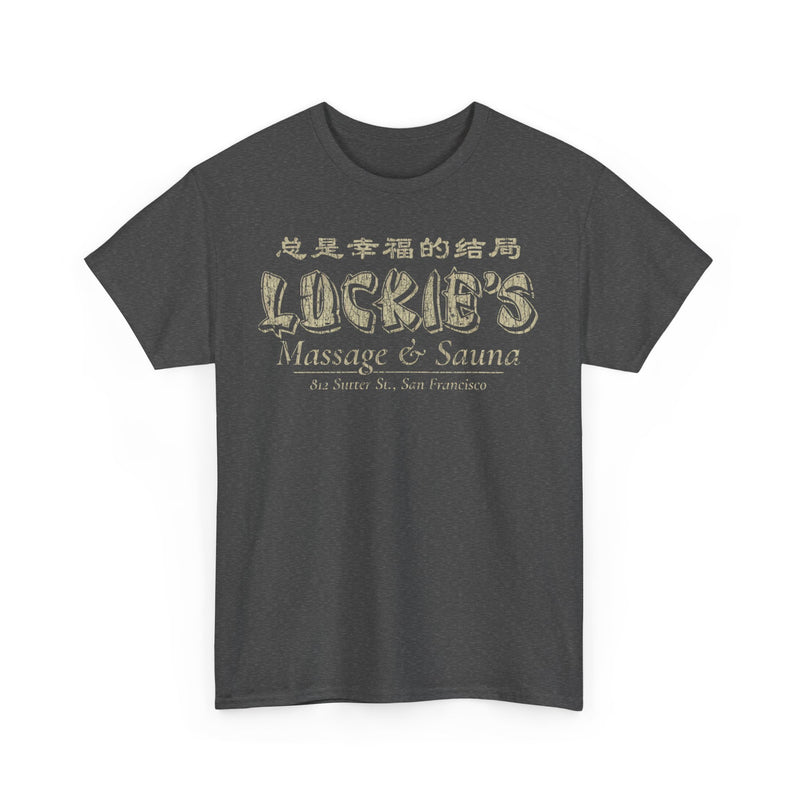 Load image into Gallery viewer, Luckies Massage Sauna San Francisco California T-shirt