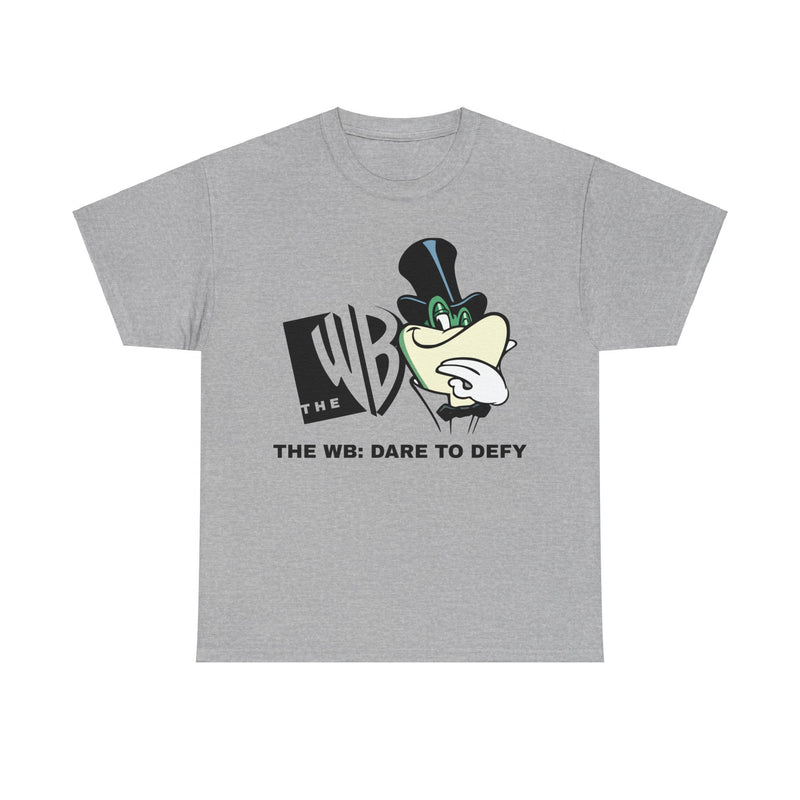 Load image into Gallery viewer, TV Network The WB Dare to Defy Television Logo T-Shirt