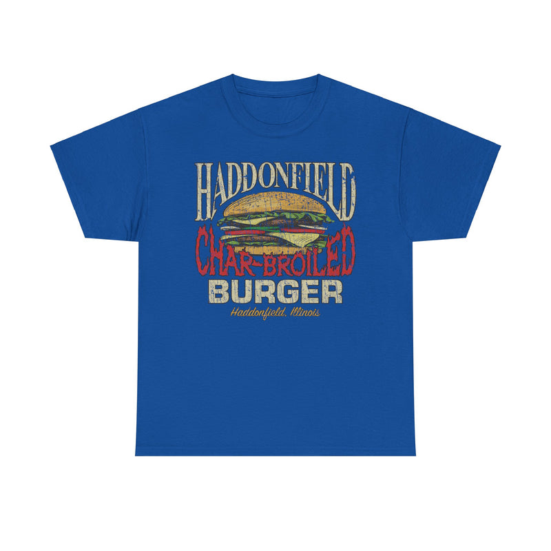 Load image into Gallery viewer, Haddonfield Char-Broiled Burger Illinois Restaurant T-shirt