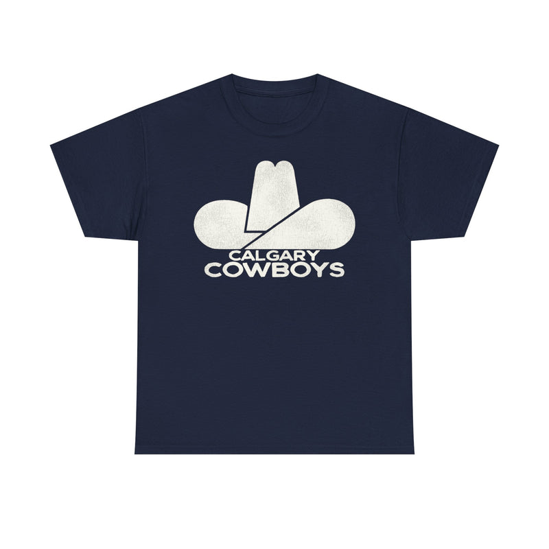 Load image into Gallery viewer, Calgary Cowboys Hockey Team Nostalgic Logo T-shirt