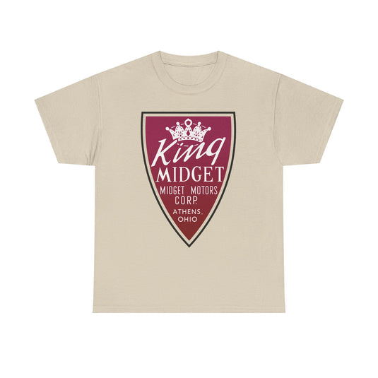 King Midget Motors Corp Athens Ohio Crown Logo Microcar T-shirt