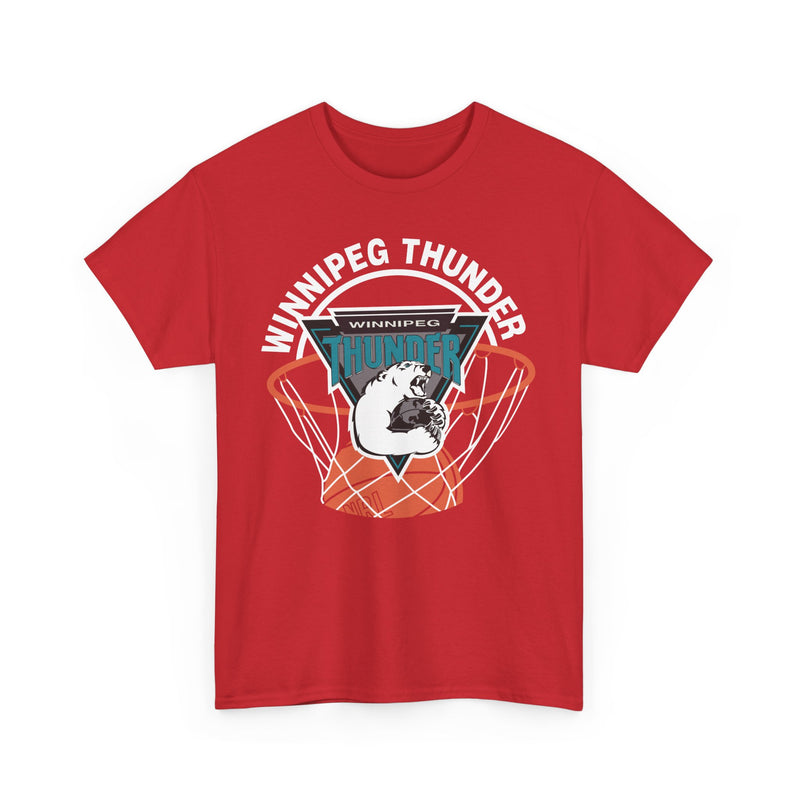 Load image into Gallery viewer, Winnipeg Thunder Basketball 1992-1994 World Basketball League T-shirt