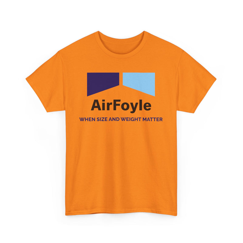 Load image into Gallery viewer, Air Foyle When Size and Weight Matter Vintage Airline Logo Aviation T-shirt