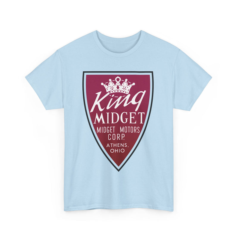 Load image into Gallery viewer, King Midget Motors Corp Athens Ohio Crown Logo Microcar T-shirt