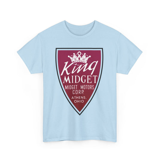 King Midget Motors Corp Athens Ohio Crown Logo Microcar T-shirt