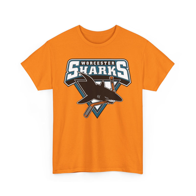 Load image into Gallery viewer, Worcester Sharks Hockey 2006-2015 Massachusetts T-shirt