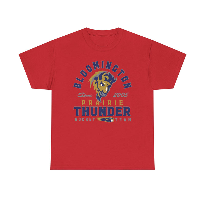 Load image into Gallery viewer, Bloomington Prairie Thunder Est 2005 Illinois Hockey Team T-shirt
